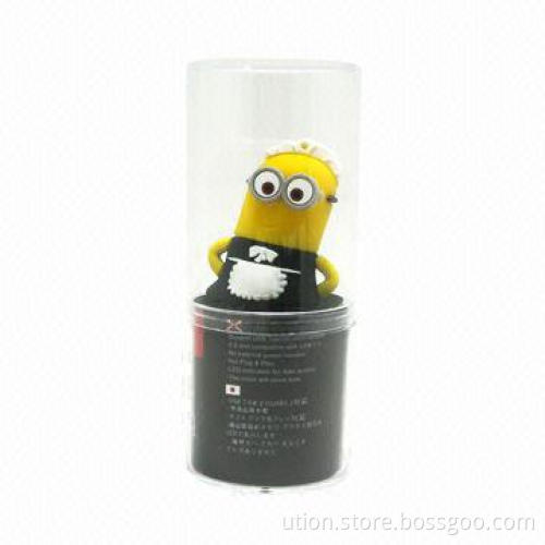 Cartoon Style Promotional USB Accessory with 1 to 32GB Memory Capacity, Free Sample and Package